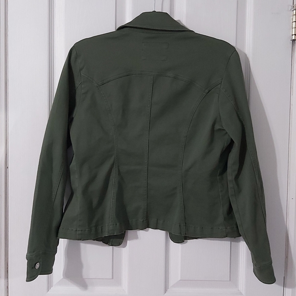 Gently loved green khaki jacket - Picture 2 of 2